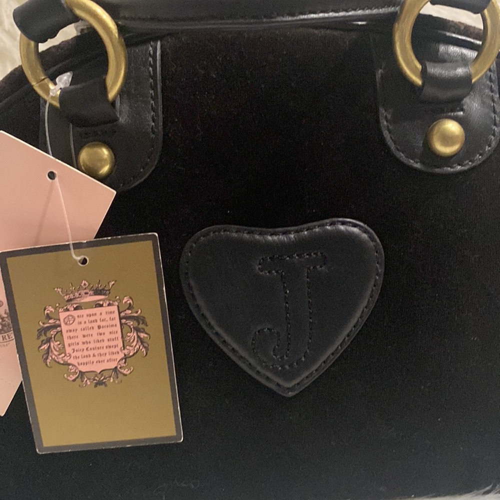 Juicy Couture Royal Juicy Dark Brown Bowler Bag NWT Y2K Rare/Vintage - Picture 6 of 15